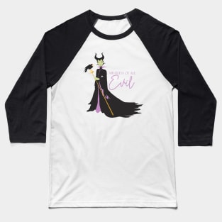 Mistress of Evil Baseball T-Shirt